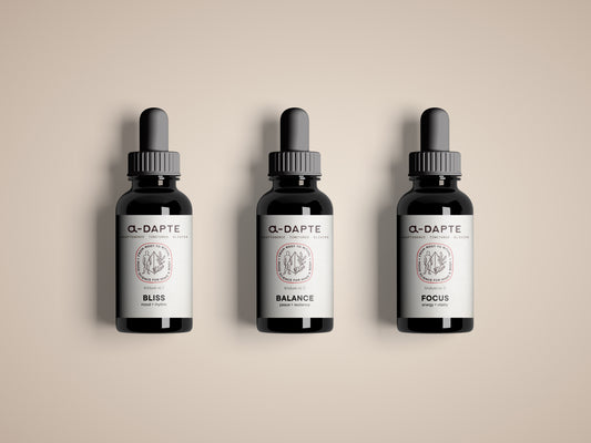 Set of all 3 tinctures: balance, bliss & focus
